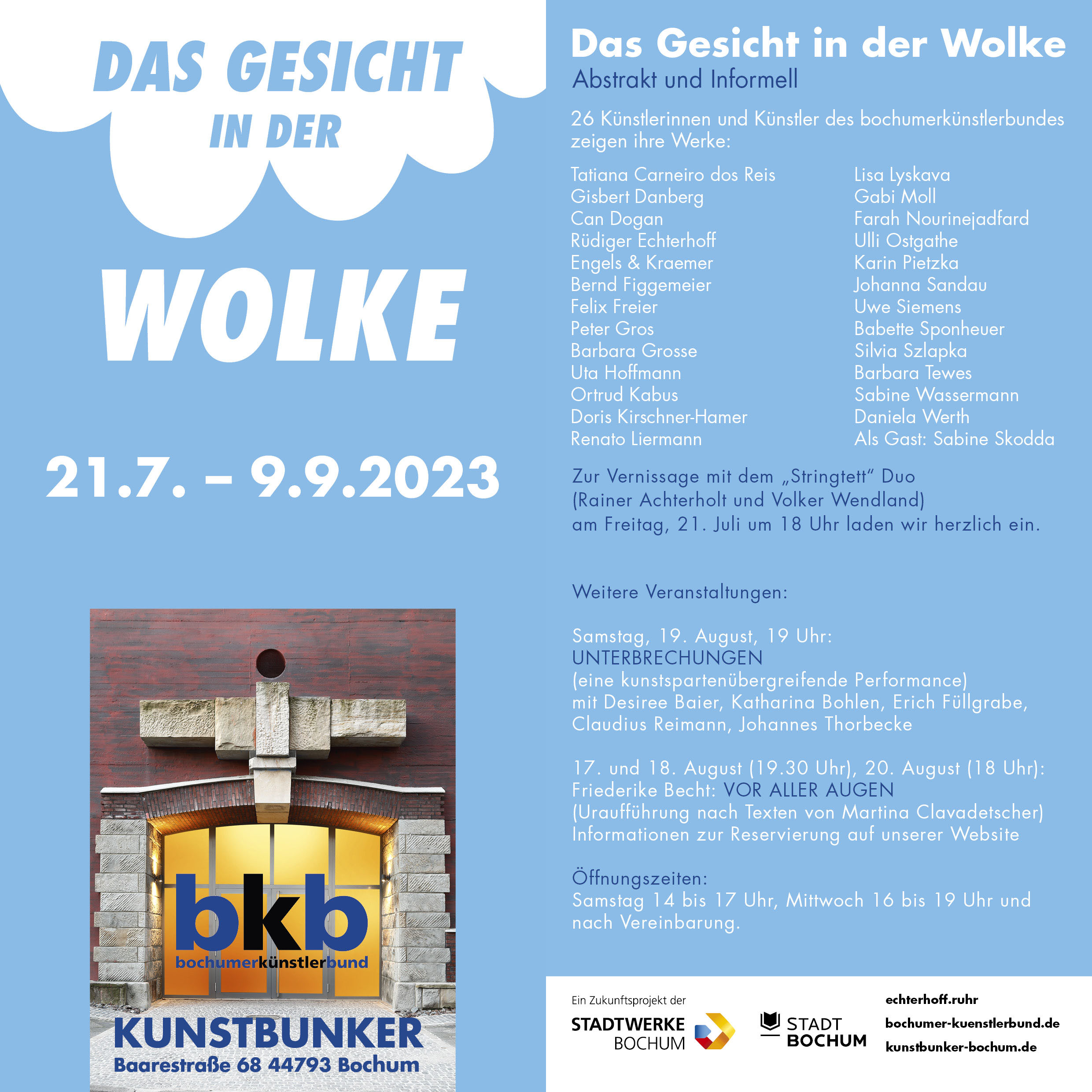 Das Gesicht in der Wolke